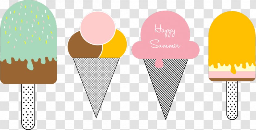 Ice Cream Cones Paper Expression - Quality Transparent PNG