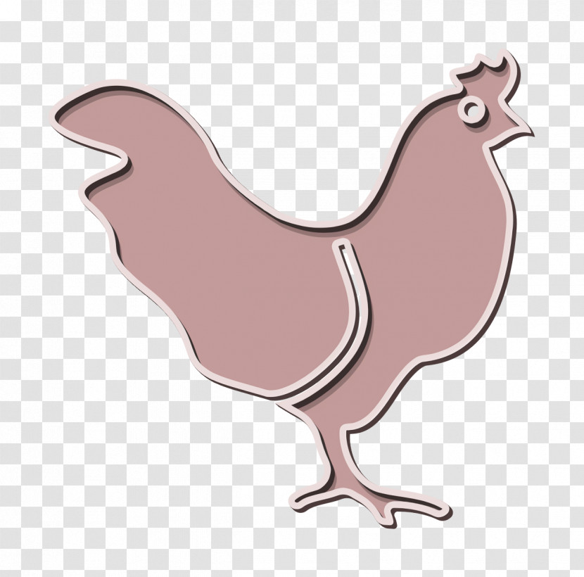 Cock Icon Chicken Icon Animals Icon Transparent PNG