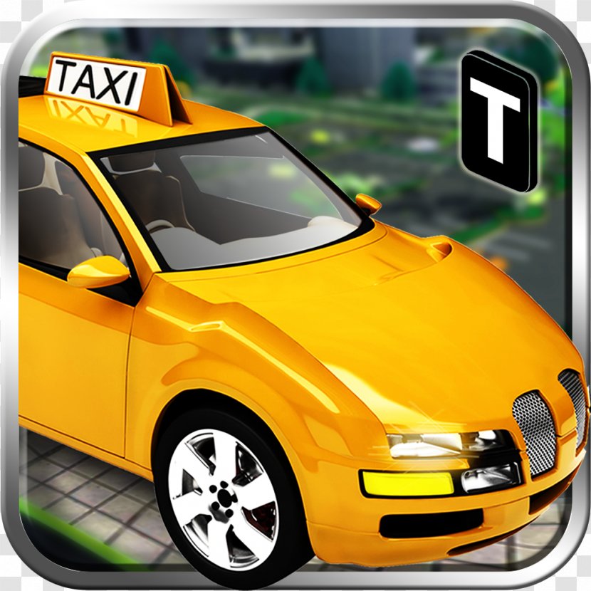 Car Taxi Driver 3D Motor Vehicle Android - Mode Of Transport Transparent PNG