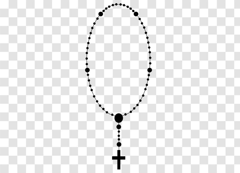 Praying The Rosary Prayer Clip Art - Symbol - Jewellery Transparent PNG
