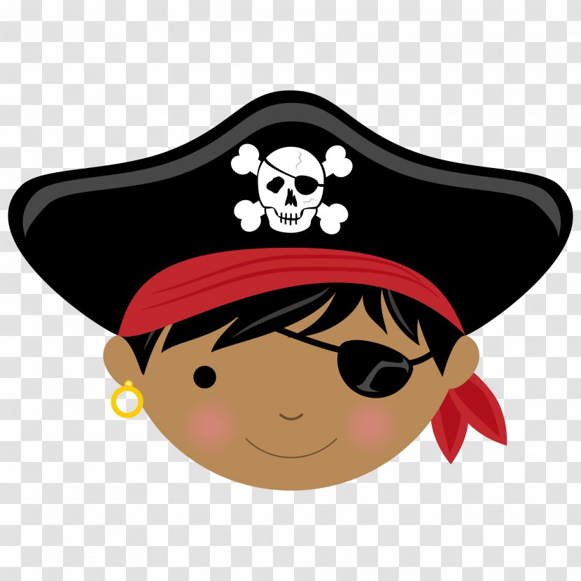 Place Mats Piracy Face Child Human Hair Color - Watercolor Transparent PNG