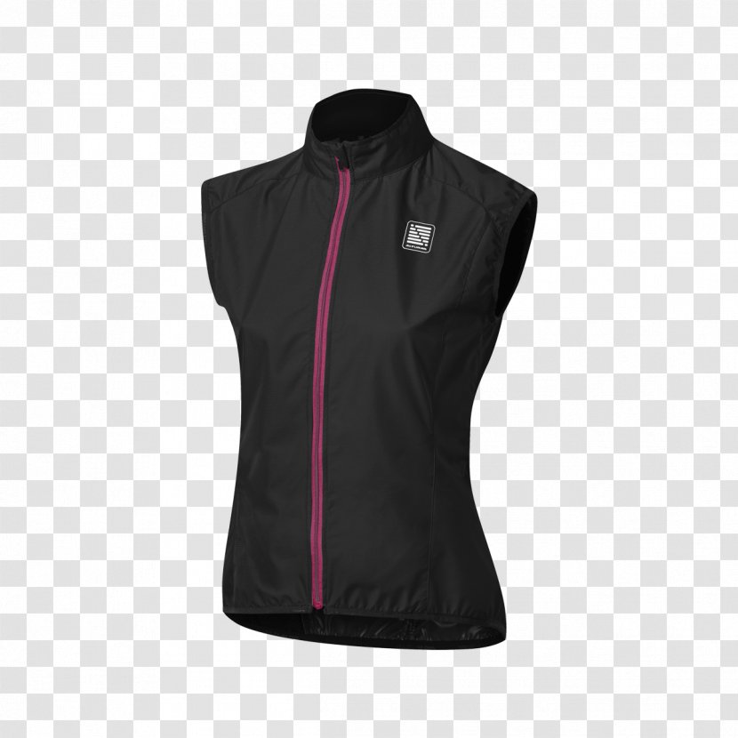 Hoodie Gilets Clothing Jacket - Neck - Waistcoat Transparent PNG