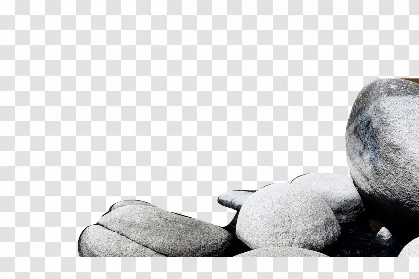 Rock Download Stone - Monochrome Transparent PNG