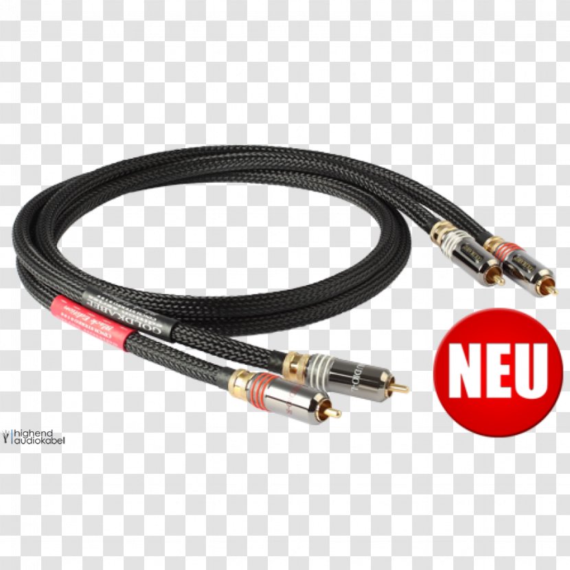 Coaxial Cable Speaker Wire RCA Connector Electrical Bi-wiring - Stereophonic Sound - Xlr Transparent PNG