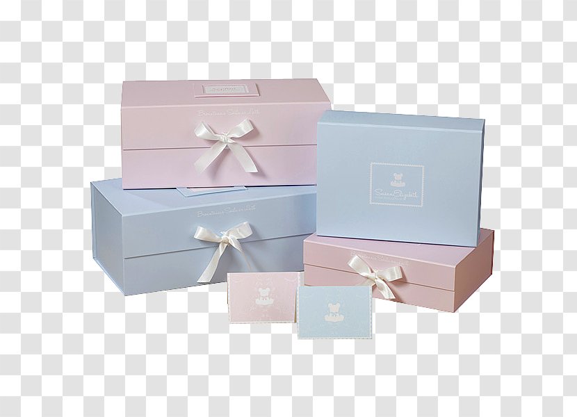 Baby Shower Gift Wrapping Decorative Box - Pink - Packaging Transparent PNG