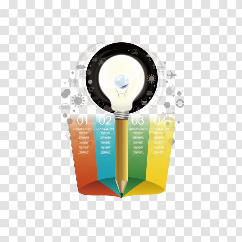 Incandescent Light Bulb Pen Icon - And Transparent PNG