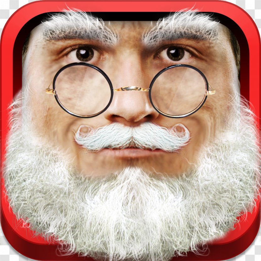 Facial Hair Santa Claus Whiskers Beard Moustache - Saint Nicholas Transparent PNG