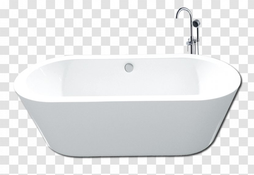 Bathtub Bathroom Tina Sink Ceramic - Hardware Transparent PNG