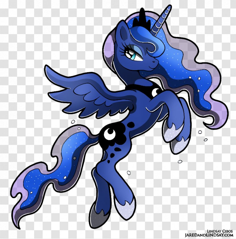 Pony Princess Luna Horse Fluttershy Winged Unicorn - Equestria Transparent PNG