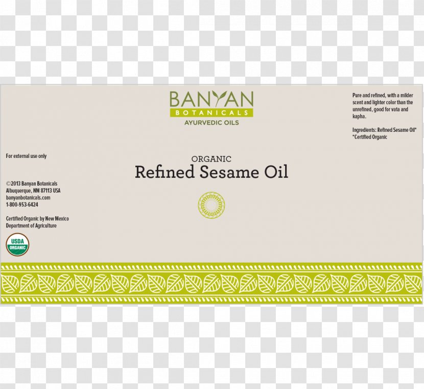 Organic Food Sesame Oil Certification Coconut Transparent PNG