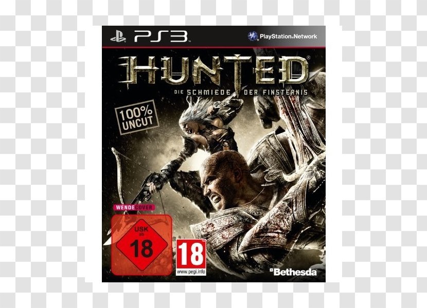 Hunted: The Demon's Forge Xbox 360 Souls Jurassic: Hunted PlayStation - Playstation Transparent PNG