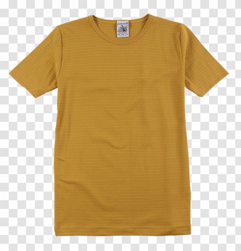 T-shirt Mustard Polo Shirt Sleeve Uniqlo Transparent PNG