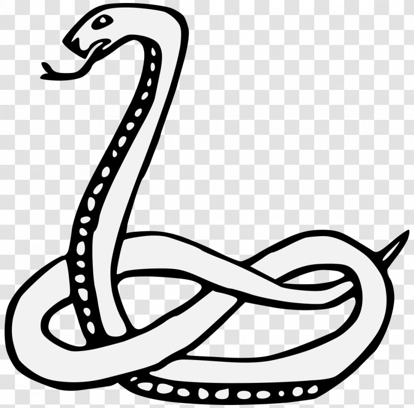 Serpent Snake Heraldry Art Clip - Reptile Transparent PNG