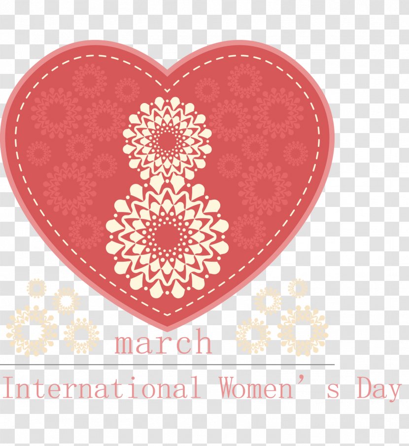 International Womens Day Woman Art Ornament - Valentines - Mother 's Vector Material Transparent PNG