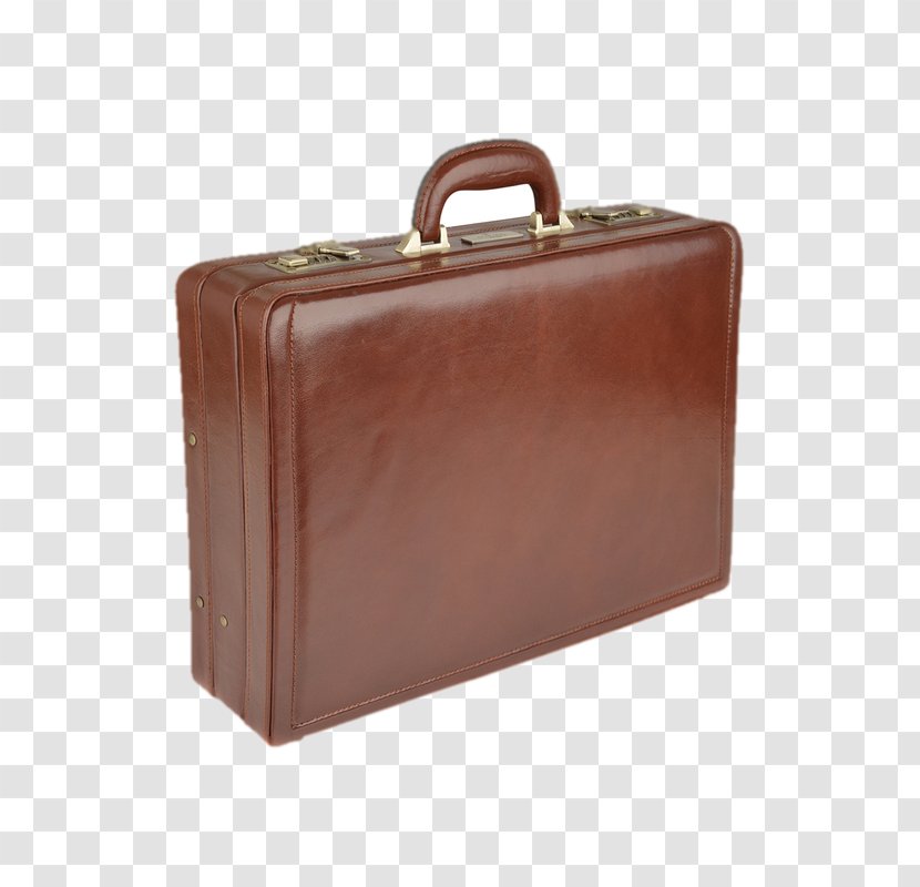 Bag Briefcase Business Leather Brown - Suitcase Handbag Transparent PNG