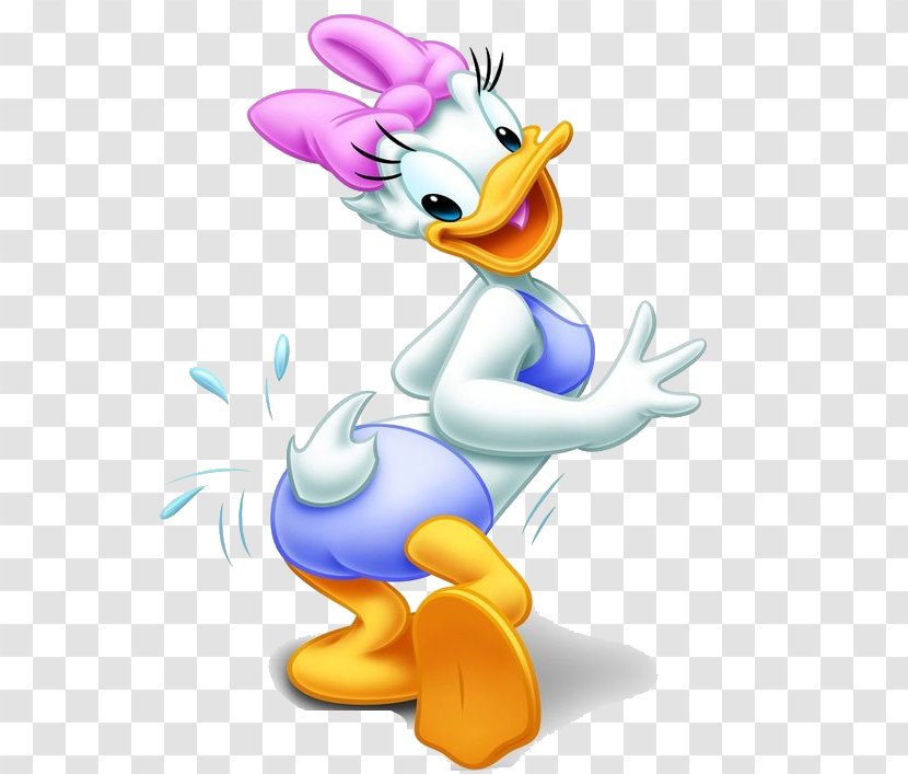Daisy Duck Donald Mickey Mouse Minnie Pluto - Ducks Geese And Swans - Scarry Transparent PNG