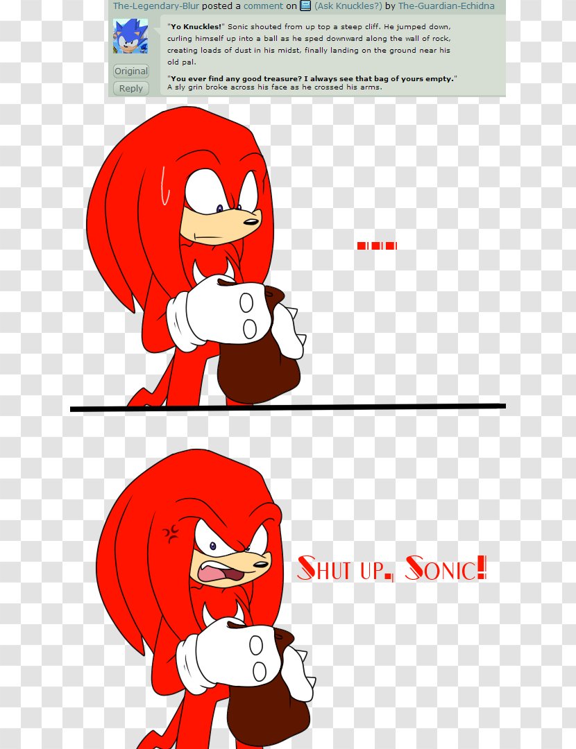 Knuckles The Echidna Sonic & Sega Master Emerald - Frame - Uganda Transparent PNG