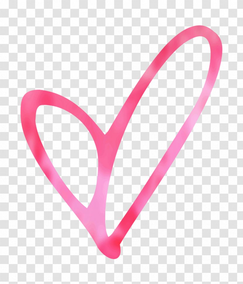 Product Design Pink M Heart - M095 - Love Transparent PNG