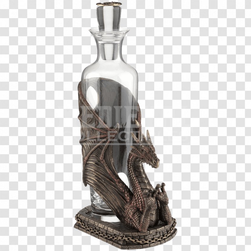 Decanter Dragon Carafe Polyresin Glass - Bottle Transparent PNG