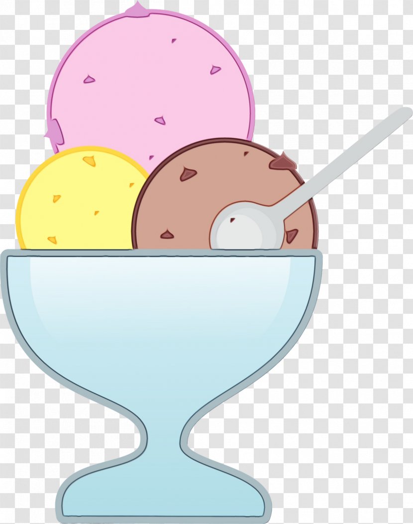 Ice Cream Cones Sundae Food - Frozen Dessert Transparent PNG