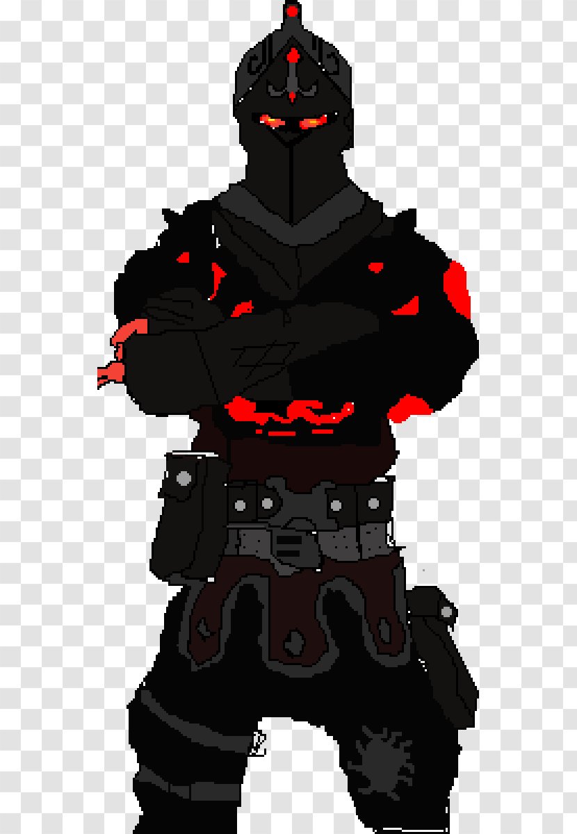 Fortnite Battle Royale Black Knight Image Drawing - Pixel Art Transparent PNG