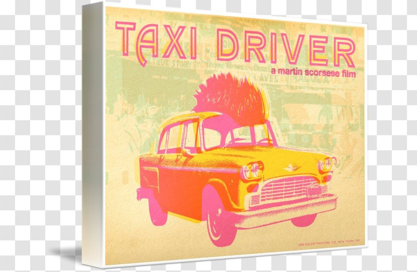 Gallery Wrap Canvas Art Font - Taxi Driver Transparent PNG