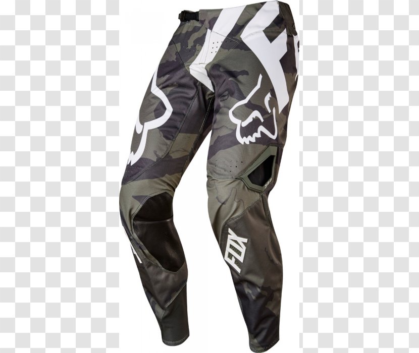 Fox Racing Pants Clothing Motorcycle - Black Transparent PNG