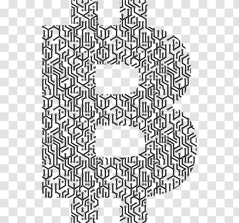 Digital Currency Bitcoin Money - Structure Transparent PNG