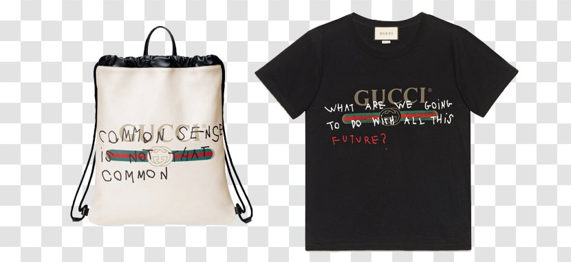 Gucci Backpack T-shirt Bag Fashion - Sleeve - Belt Transparent PNG