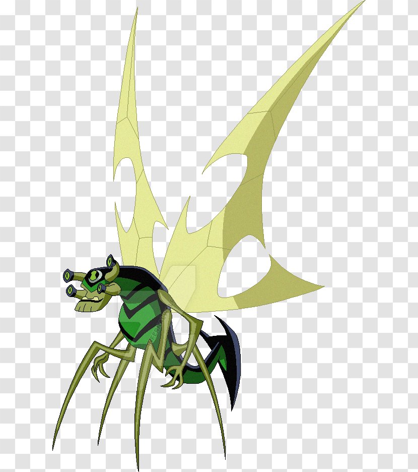 Ben Tennyson Stinkfly 10 Insectoid Cartoon Network - Organism - Omniverse Transparent PNG