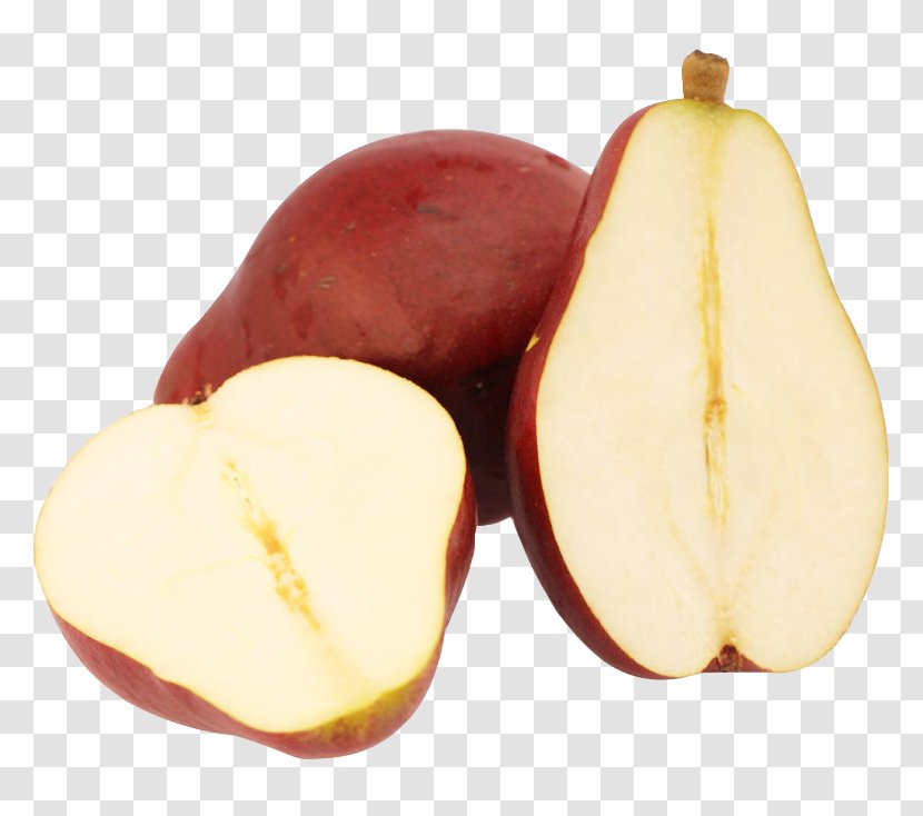 European Pear Fruit - Root Vegetable - Red Transparent PNG
