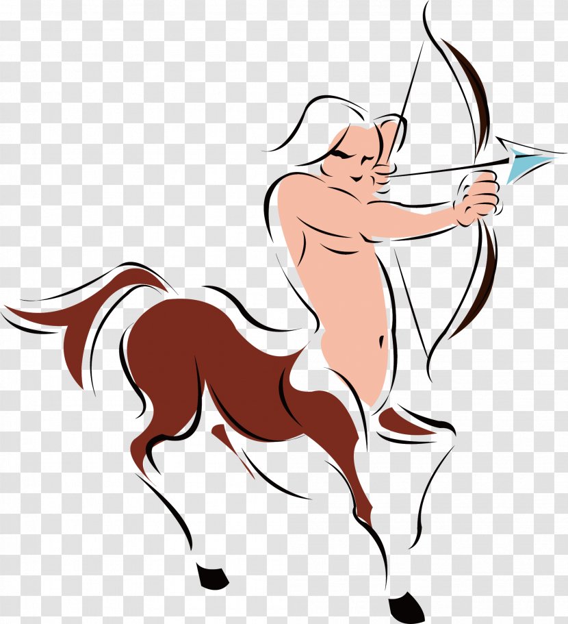 Sagittarius Astrological Sign Zodiac Clip Art - Horse Like Mammal Transparent PNG