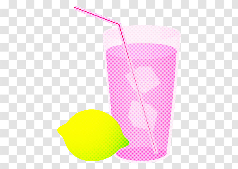 Pink Drink Drinking Straw Liquid Magenta Transparent PNG