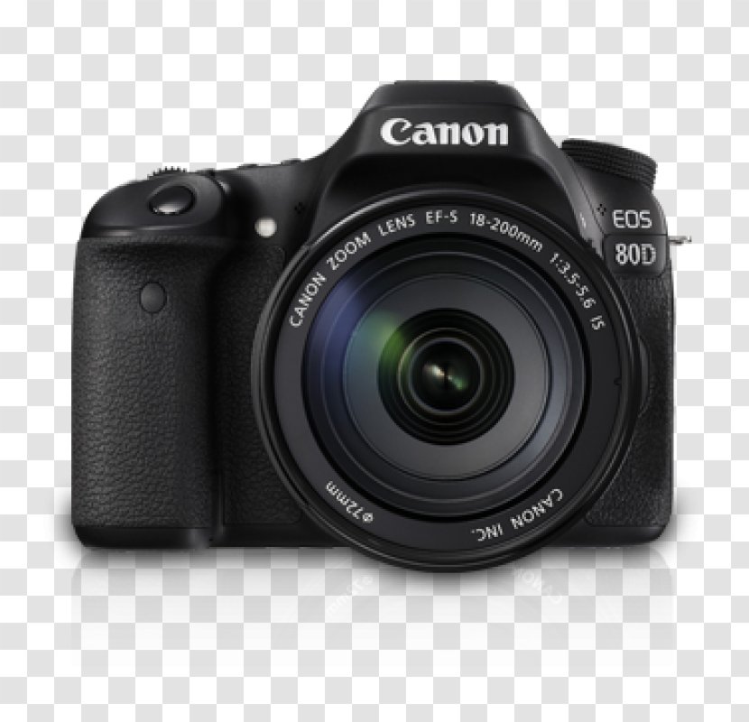 Canon EOS 80D EF-S 18–55mm Lens 77D Digital SLR - Eos 77d - Image-stabilized Binoculars Transparent PNG
