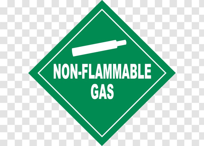 Noticester DOT-49361 Non-Flammable Gas Hazard Class 2 D.O.T HM-206 10.75x10.75 Aluminum 5 Pack Brand Logo Organization Product - Text - Flamable Transparent PNG
