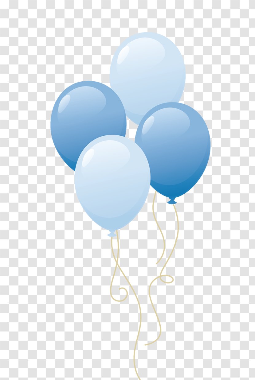 Toy Balloon Blue - Drawing Transparent PNG