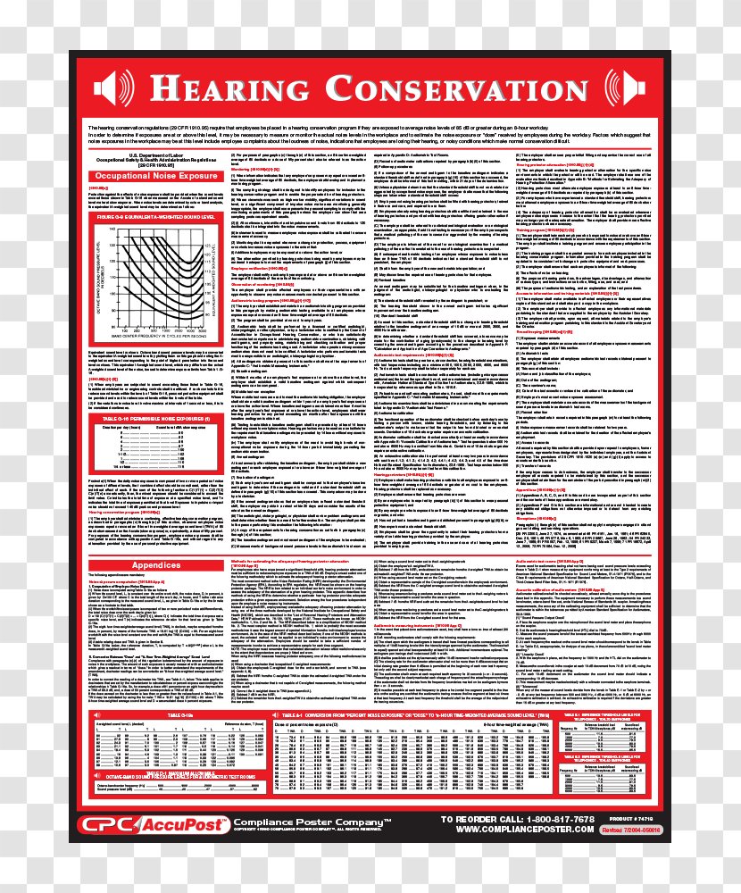 Hearing Conservation Program Loss Occupational Safety And Health Administration Noise - OSHA Transparent PNG