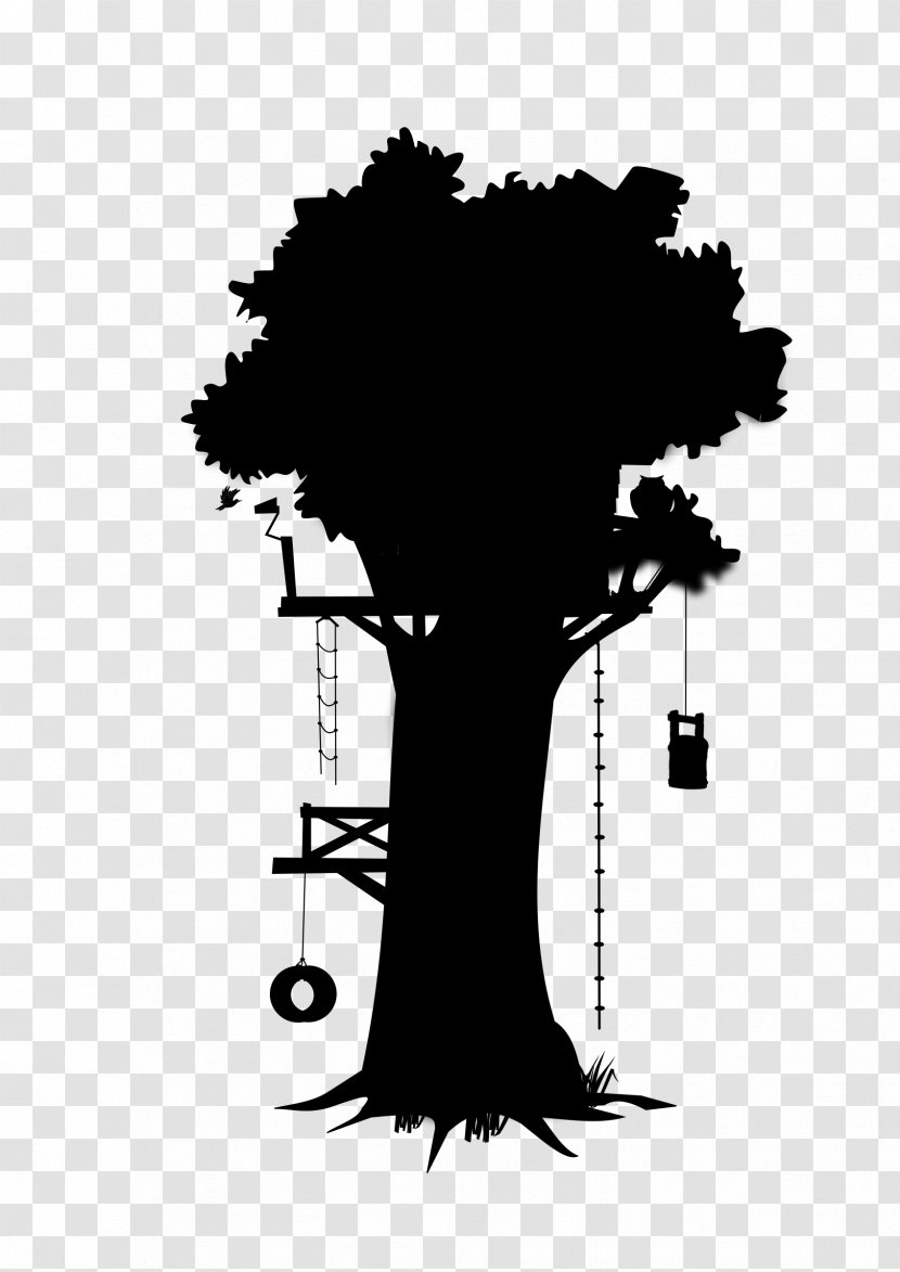 Vector Graphics Clip Art Illustration Silhouette Image - House - Tree Transparent PNG