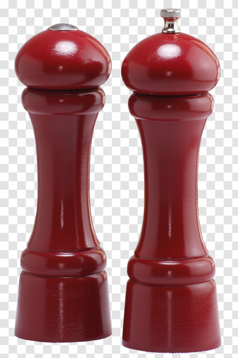 Salt And Pepper Shakers Candy Apple Chef Black - Red Transparent PNG