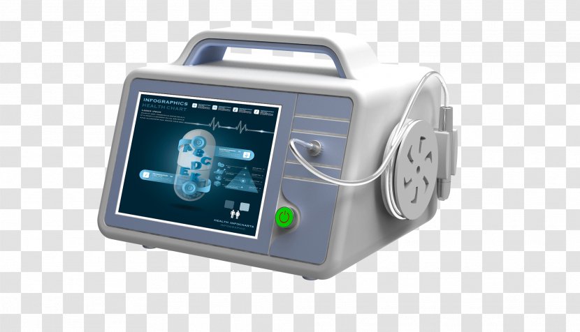 Product Design Electronics Multimedia Medical Equipment - Silhouette - Laser Treatment Transparent PNG