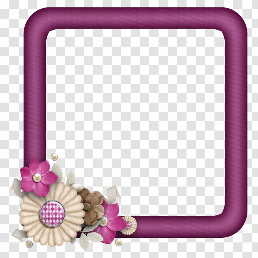 Picture Frames Digital Scrapbooking Craft - Frame - Floral Transparent PNG