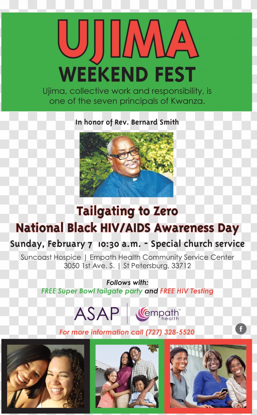 Flyer Human Behavior Recreation - National Latino AIDS Awareness Day Transparent PNG