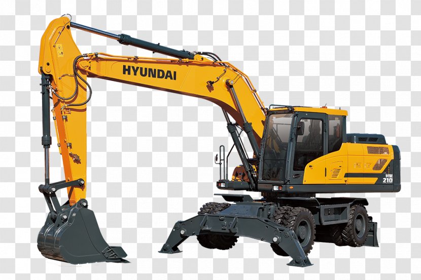 Hyundai Motor Company Car Excavator Heavy Machinery - Construction Equipment - Tractor Mower Transparent PNG