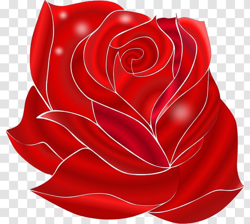 Best Roses Clip Art - Peach - Red Rose Transparent PNG