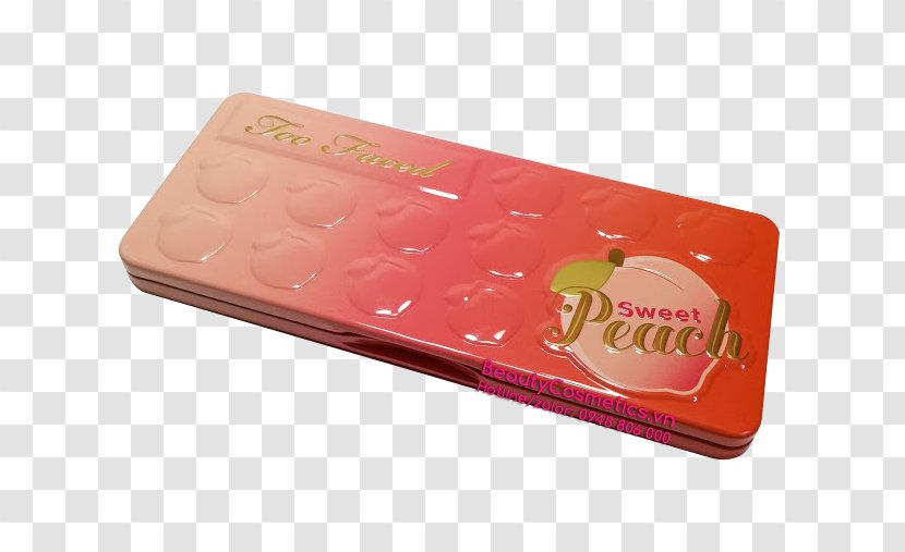 Too Faced Sweet Peach Eye Shadow Palette Color - Transparency And Translucency - Praying Mat Transparent PNG