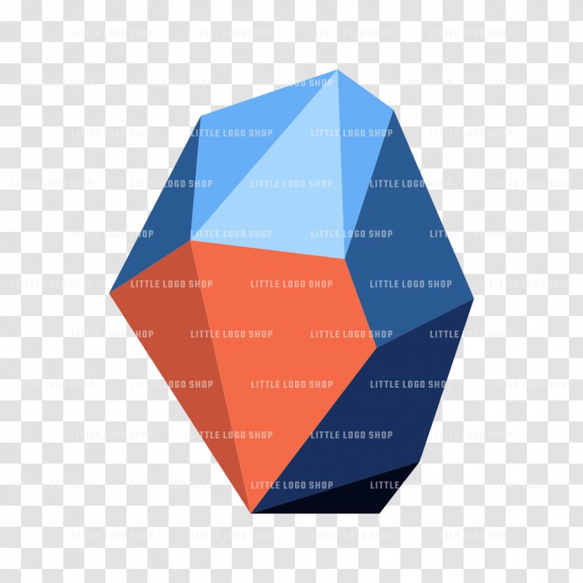Logo Brand Monogram Polygon - Service - Radiant Transparent PNG