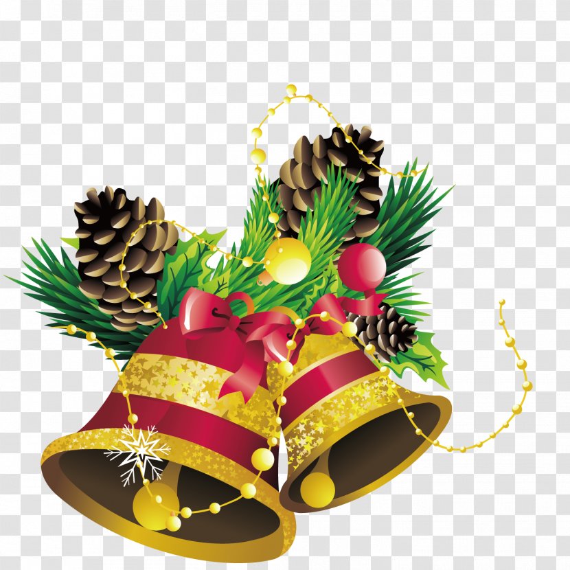 Christmas Bell - Shoe - Golden Ringtone Transparent PNG