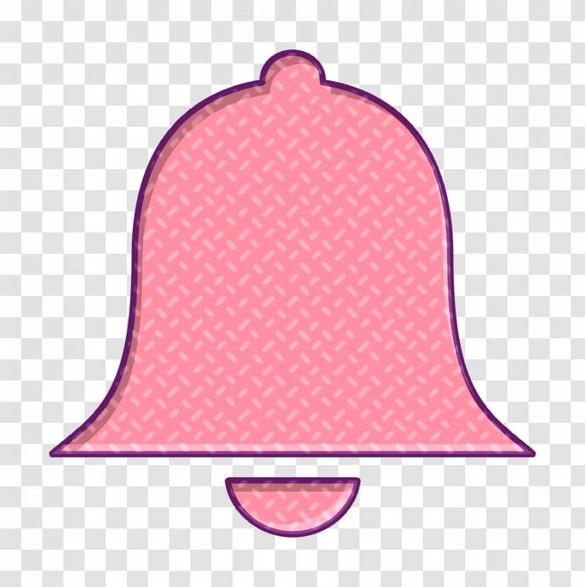 Bell Icon - Peach - Headgear Transparent PNG