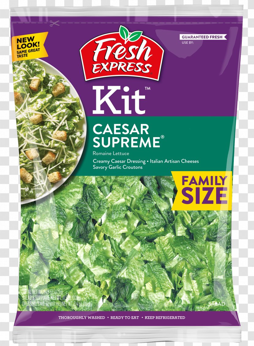 Caesar Salad Bacon Basil Asian Cuisine - Romaine Lettuce Transparent PNG