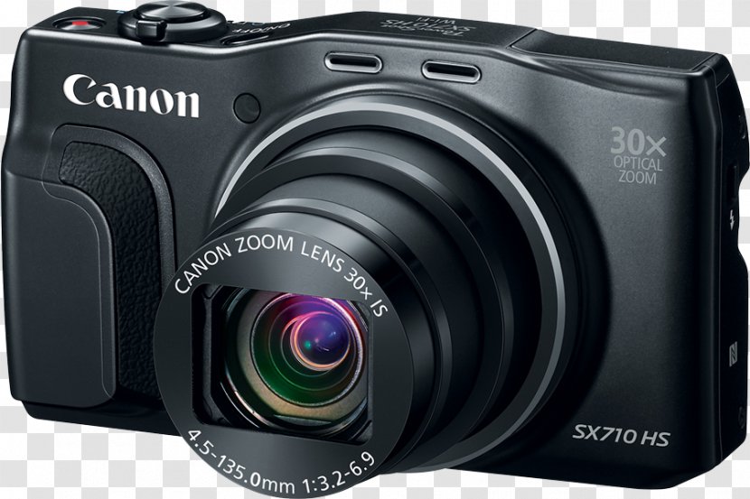 Canon PowerShot SX710 HS 20.3 MP Compact Digital Camera - Lens - Black Zoom (Red) [Import Model] CameraRedCanon Transparent PNG